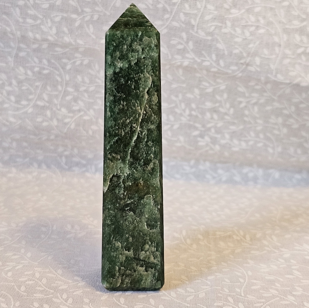 Green Jade Crystal Tower